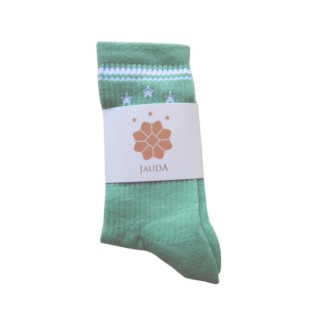 Mint Grippy Socks