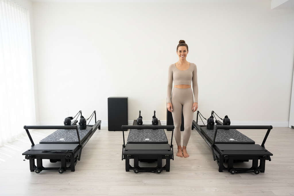 Jauda Leopard Print Studio – 3 Reformers with Instructor