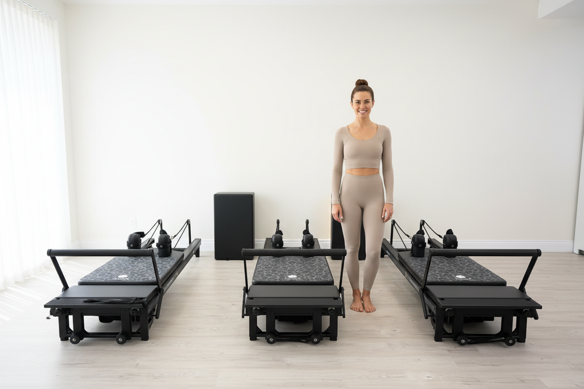 Jauda Leopard Print Studio – 3 Reformers with Instructor